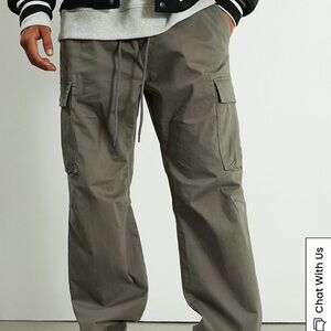 Men baggy cargo